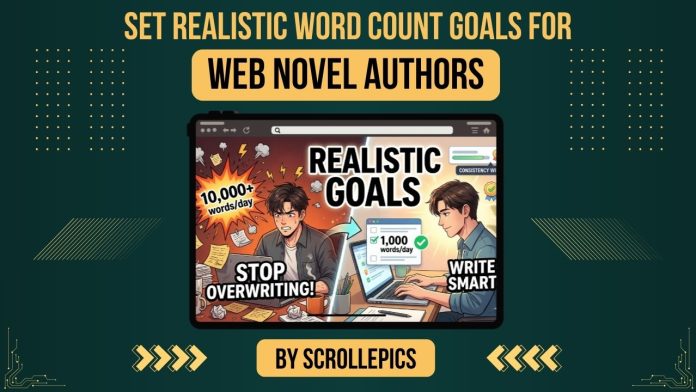 How to Set Realistic Word Count Goals for Web Novel Authors