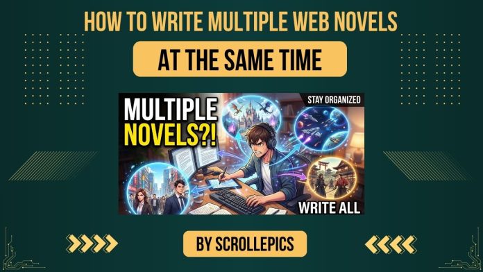 How to Write Multiple Web Novels at the Same Time